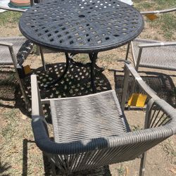36” Table End 4 Chairs