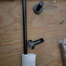 Towel Bar With Toilet Paper Holder
