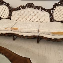 French Style Sofa, Live Seat And Chair Set