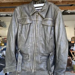 HD GENUINE LEATHER RIDING JACKET