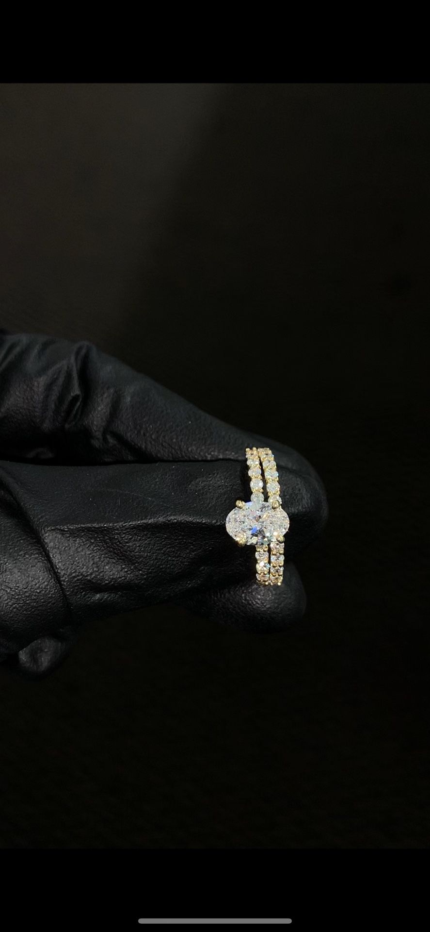 14k Gold With 2.03CT Lab Diamond Ring 