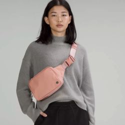 Everywhere Belt Bag Large 2L Fanny Pack Pink Pastel Lululemon Brand New 