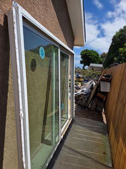 Pella sliding glass door