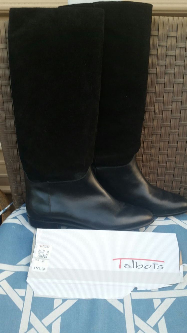 Brand new Talbots winter leather boots
