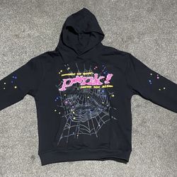 Spider Hoodie, Pink