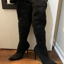 Aldo Women Size 10 Suede Over The Knee Boots