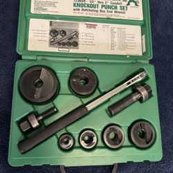 Ratchet Knockout Punch kit