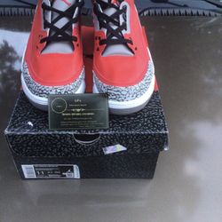 JORDAN  RED CEMENT RETRO 3s