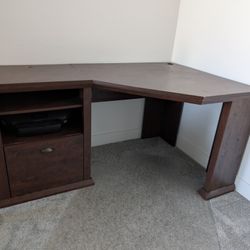 Corner Wood Desk
