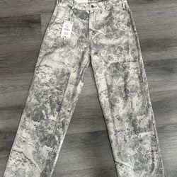 Zara Camo Carpenter Pants