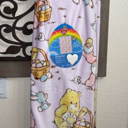 Carebears Easter Blanket ( Read Description) 