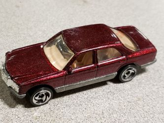 Hot Wheels MERCEDES 380 SEL 1991 Metalflake Dark Red BENZ Car