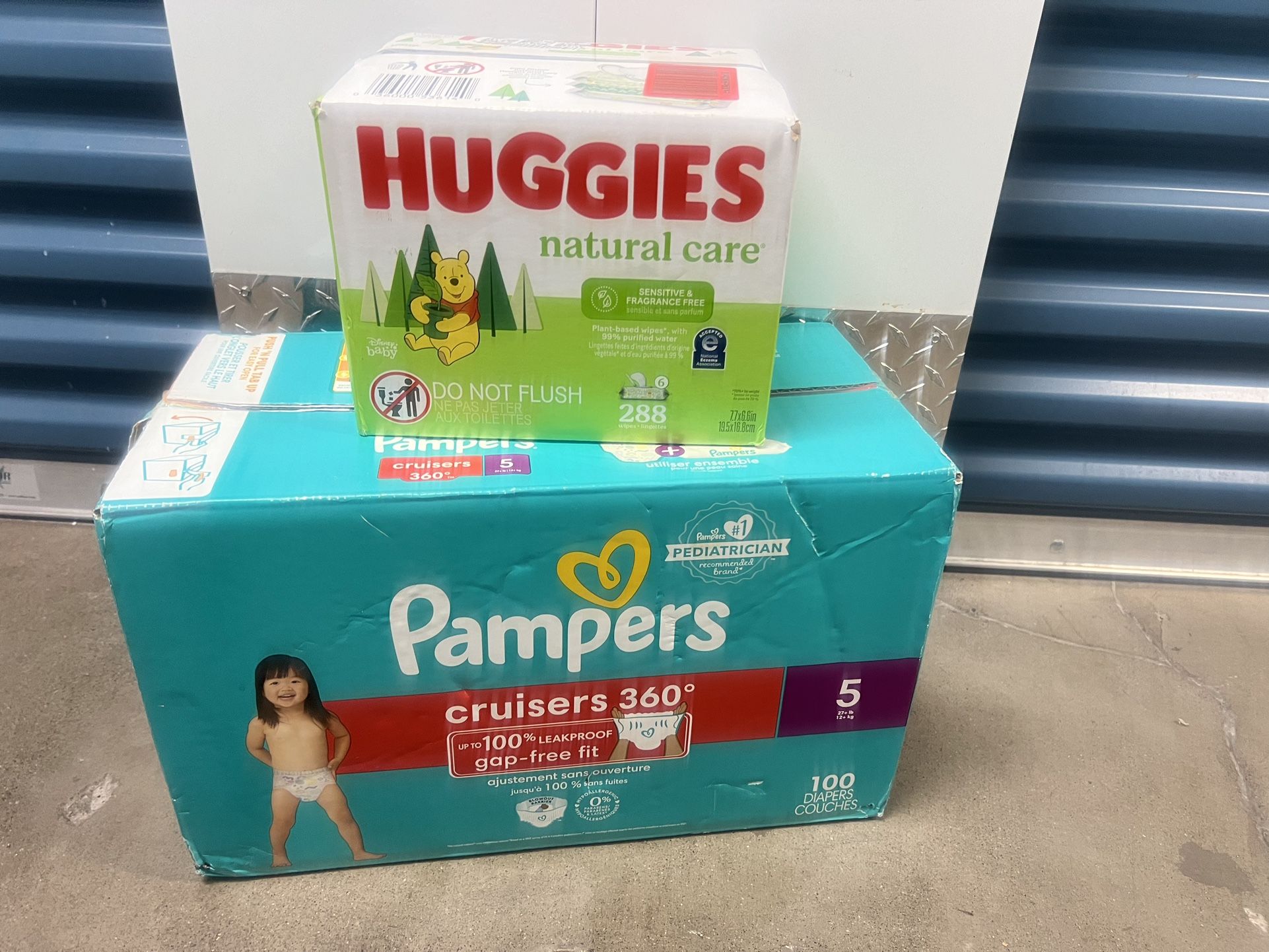 Pampers And Wipes 