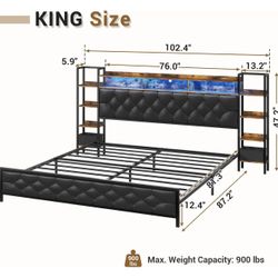 King Size Bed Frame : Need Gone ASAP