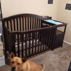 Crib and Changing Table Combo