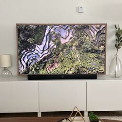 SAMSUNG 55-Inch Class QLED 4K The Frame LS03B Series, Quantum HDR, Art Mode, Anti-Reflection Matte Display, Slim Fit Wall Mount Included, Smart TV w/ 