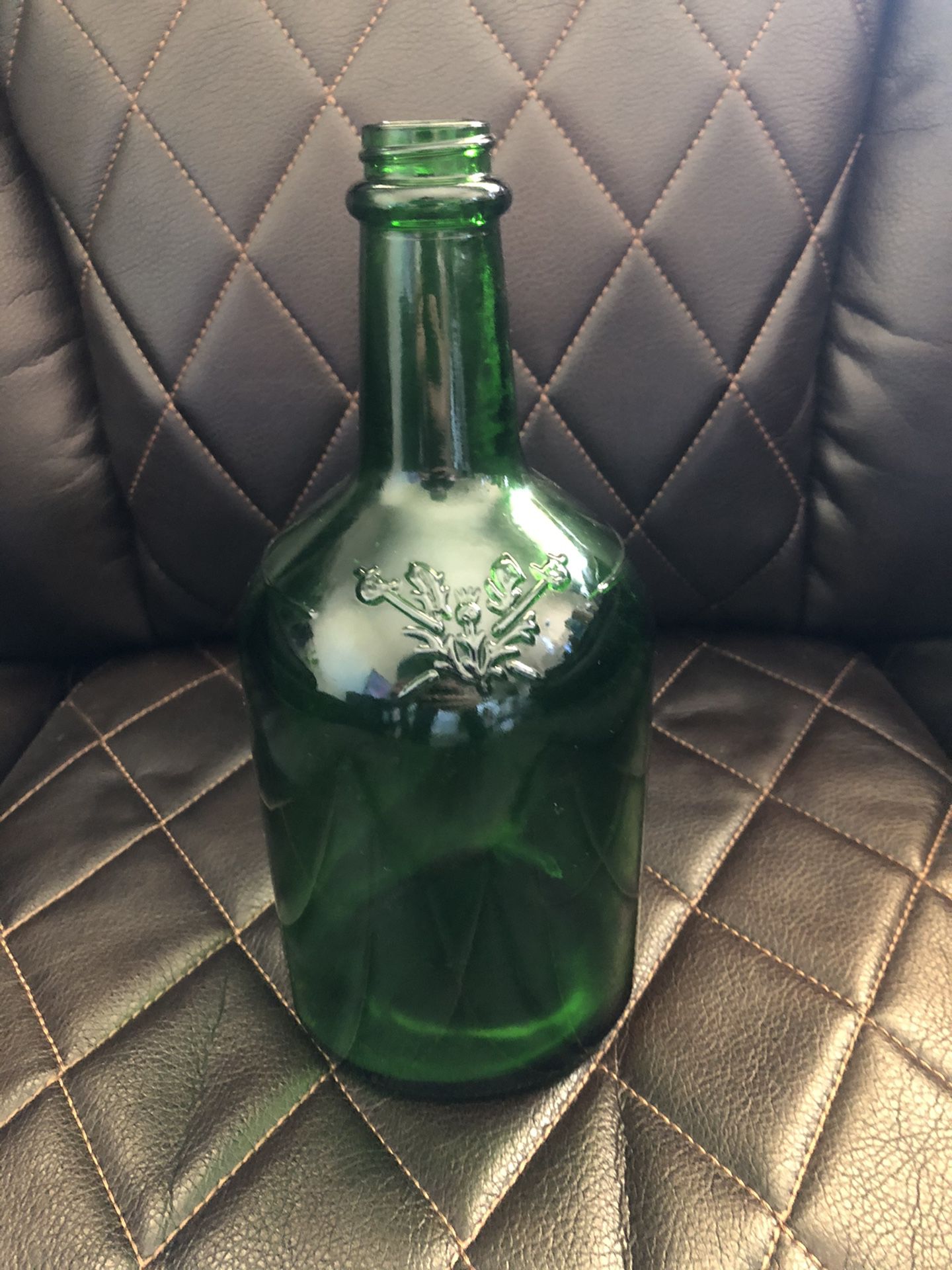 Vintage Scotland Liquor Glass Bottle 
