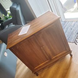 Hulala Galatea 34" Tall two-door accent entryway cabinet.