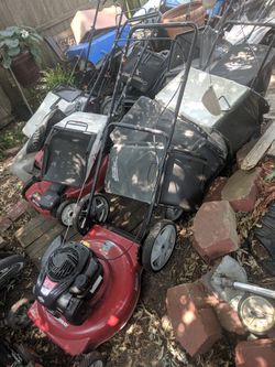 Regular push mowers