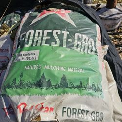 Mulch And Shredded Redwood 