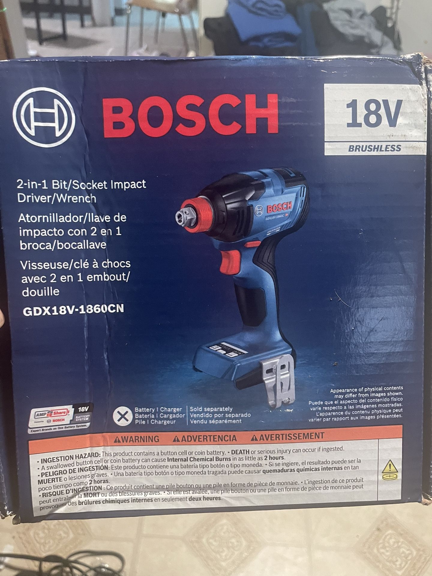 Drill Bosch Brand New ( No Battery)