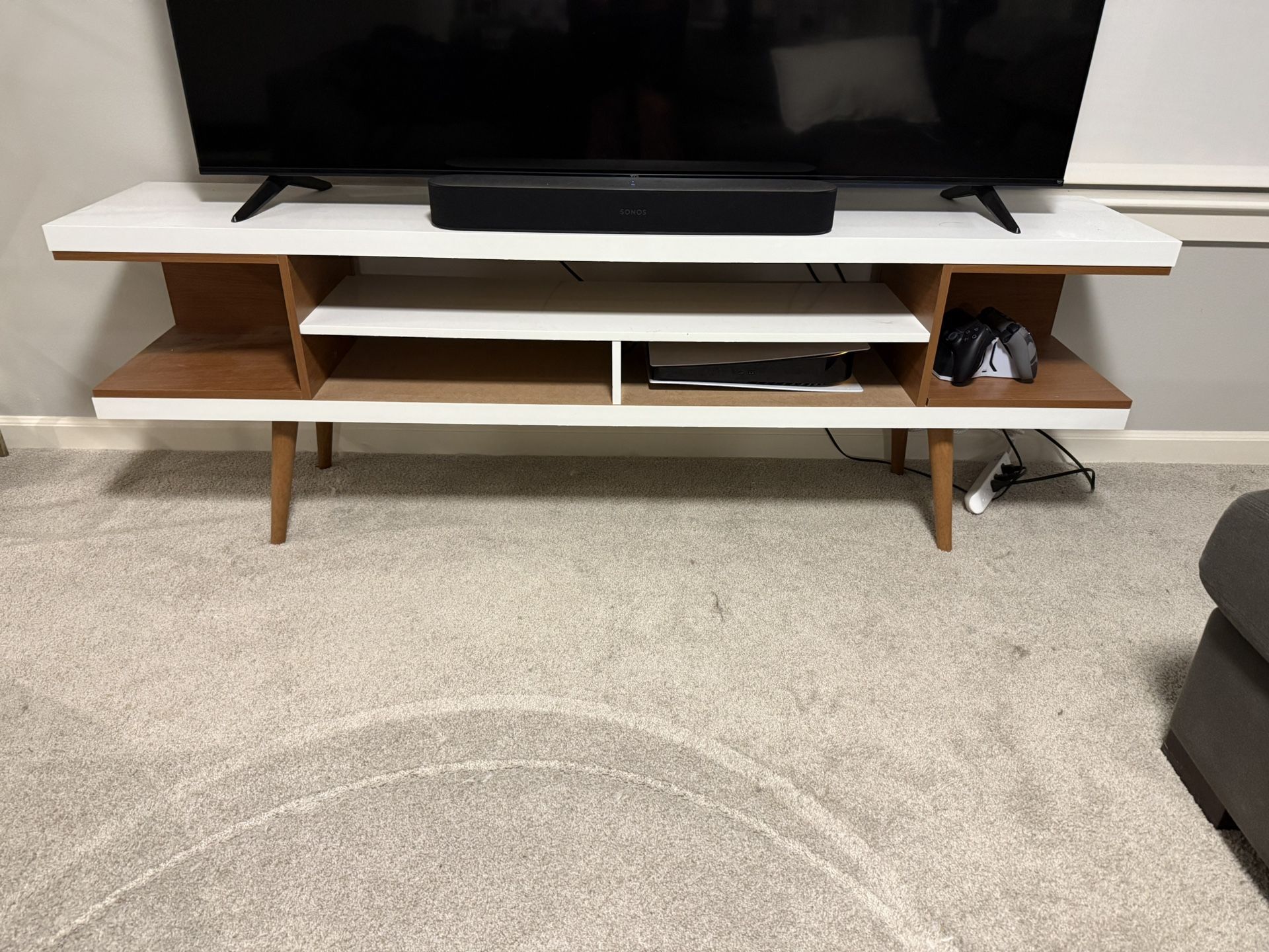 Mid-Century Modern Media Console