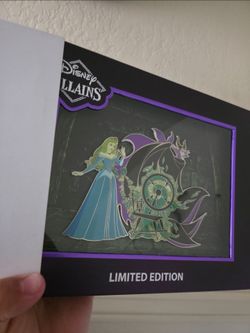 Disney WDI Villainous Scenes Aurora Maleficent Sleeping Beauty Jumbo LE 300 Pin