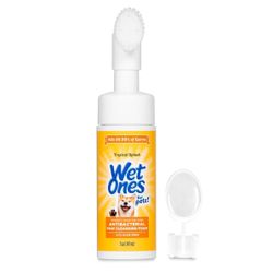 New Tropical Splash Wet Ones for pets antibacterial paw cleaning foam with aloe Vera 