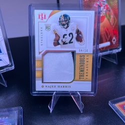 Najee Harris Tremendous Treasures GOLD /10 Rookie patch 