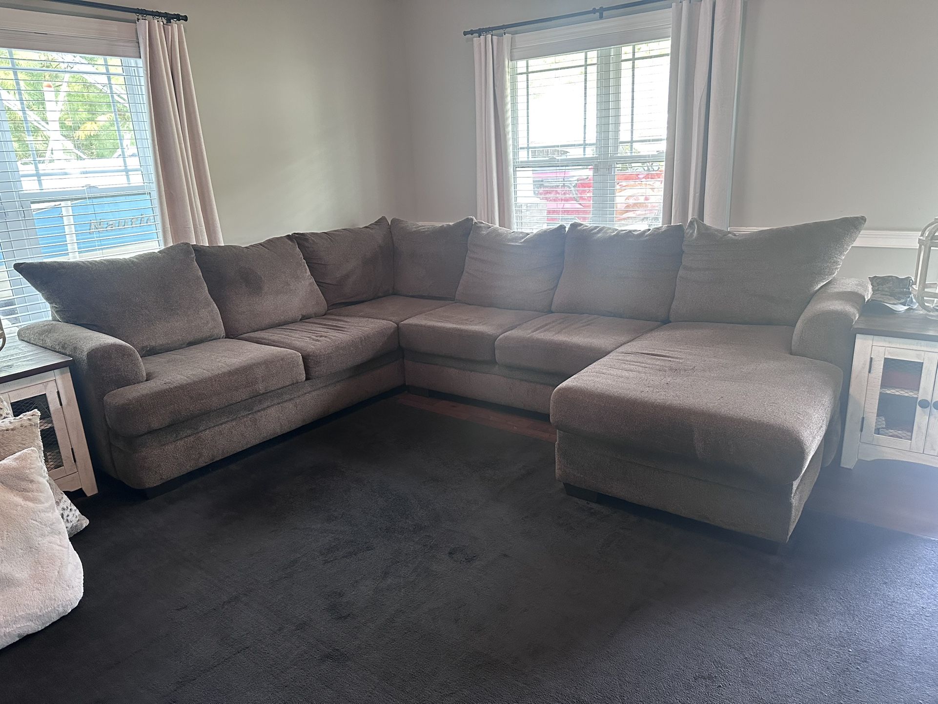Brown Sectional Sofa