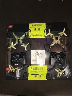 Brookstone Flight Force Battling Drones Set of 2 for Sale in San Antonio TX OfferUp