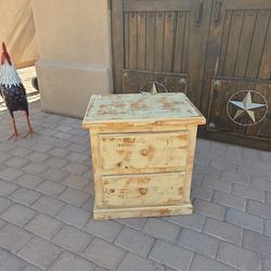 Rustic side table