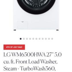LG washer and dryer 