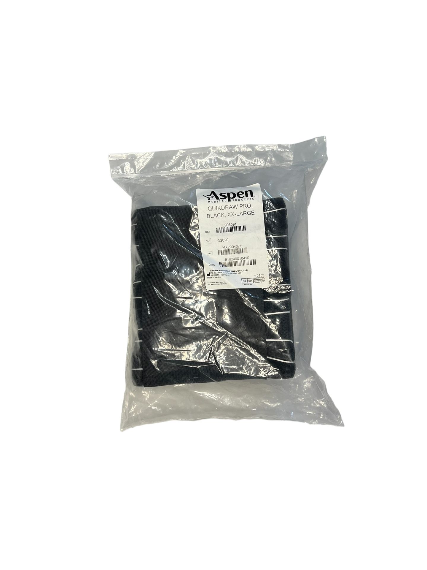 Aspen Medical Quikdraw Pro Back Brace Support XXL • NEW • Soporte De Espalda