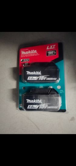 Makita 18v battery 5.0 battery new