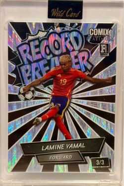 Lamine Yamal • 2024 Wild Card COMIX Platnum • Record Breaker  #/3