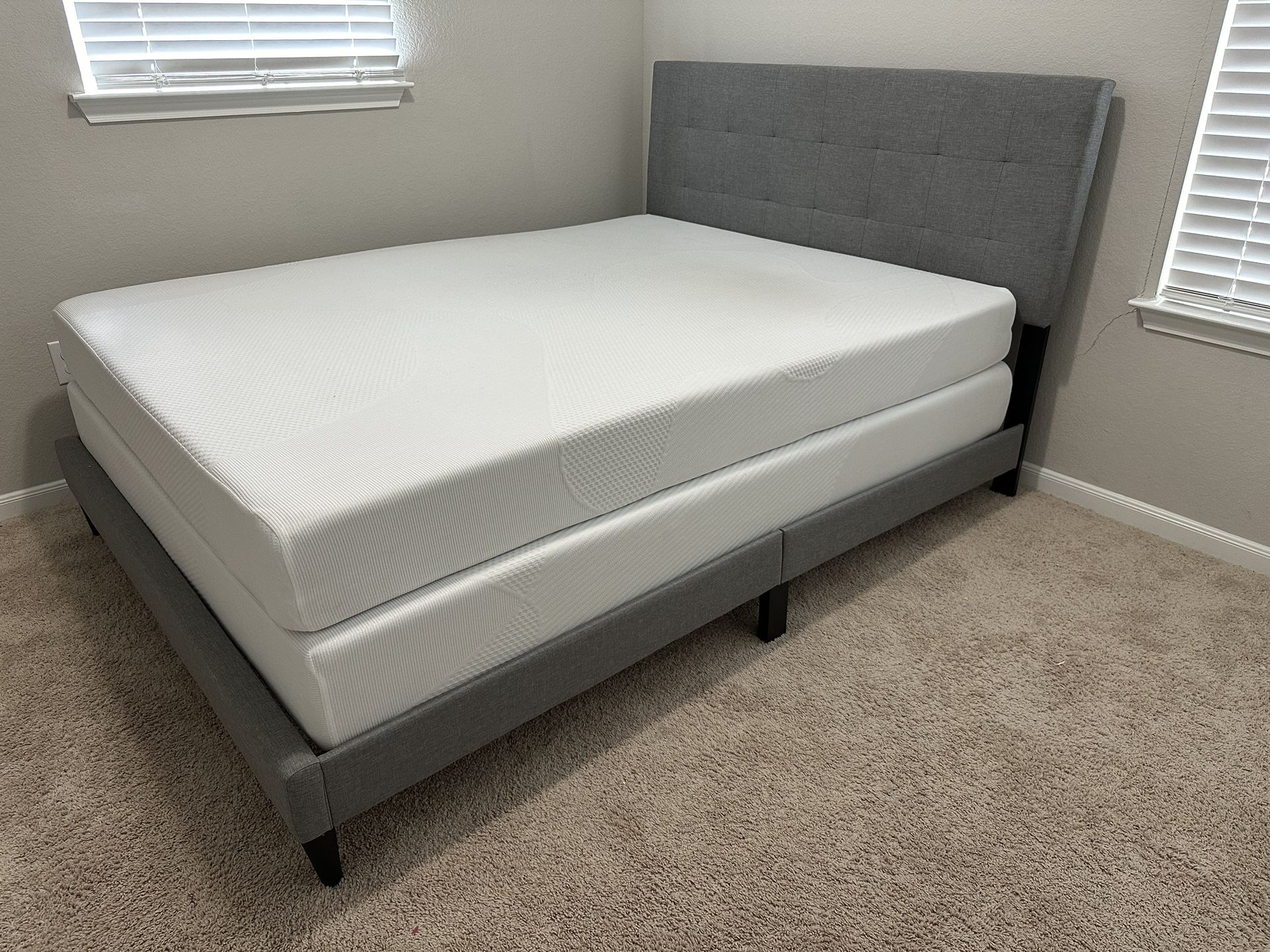 Bed Frame and Queen Size Mattresses