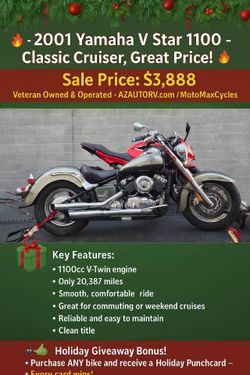 2001 Yamaha Vstar 1100 Classic