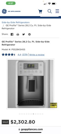 Ge profile pss28kshss deals