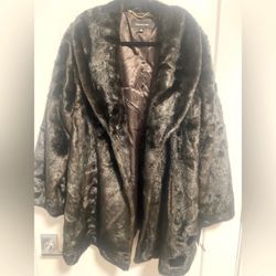 Size 1x Fur Coat Women 
