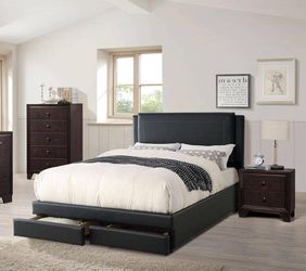 Queen Size Bed Frame @Elegant Furniture