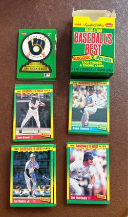1988 FLEER baseballs best SLUGGERS vs PITCHERS card set MCGWIRE MATTINGLY