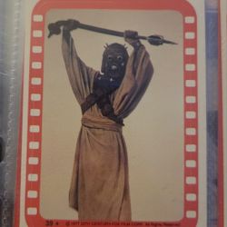 1977 Topps Star Wars #39 Tusken Raider Sticker card