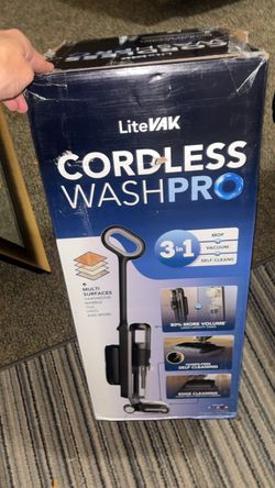 LiteVAK Cordless WashPro 3-in-1 Floor Cleaner
