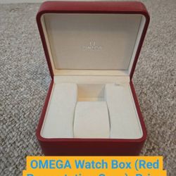 OMEGA Watch Box (Red Presentation Case)