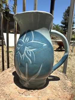 Hand Made USA Ceramic Pitcher