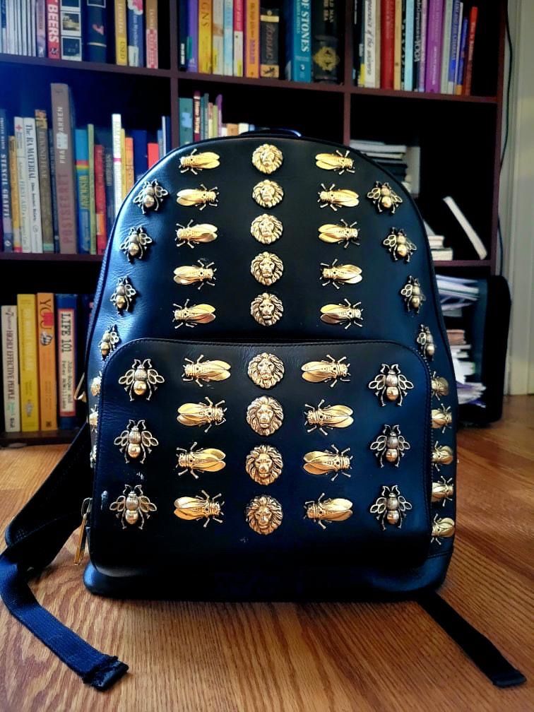 GUCCI Marmont animal studs large backpack