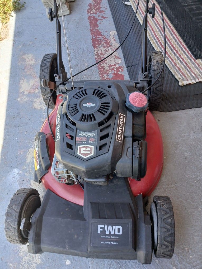 Craftsman Platinum 7.25 163cc Ohv. Self Propelled Mower