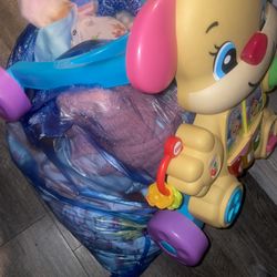 Baby Girl Clothes And Toy