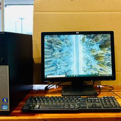 Dell Optiplex 390 3.10Ghz i3 8GB RAM 256GB Storage Windows 10 pro Complete Set